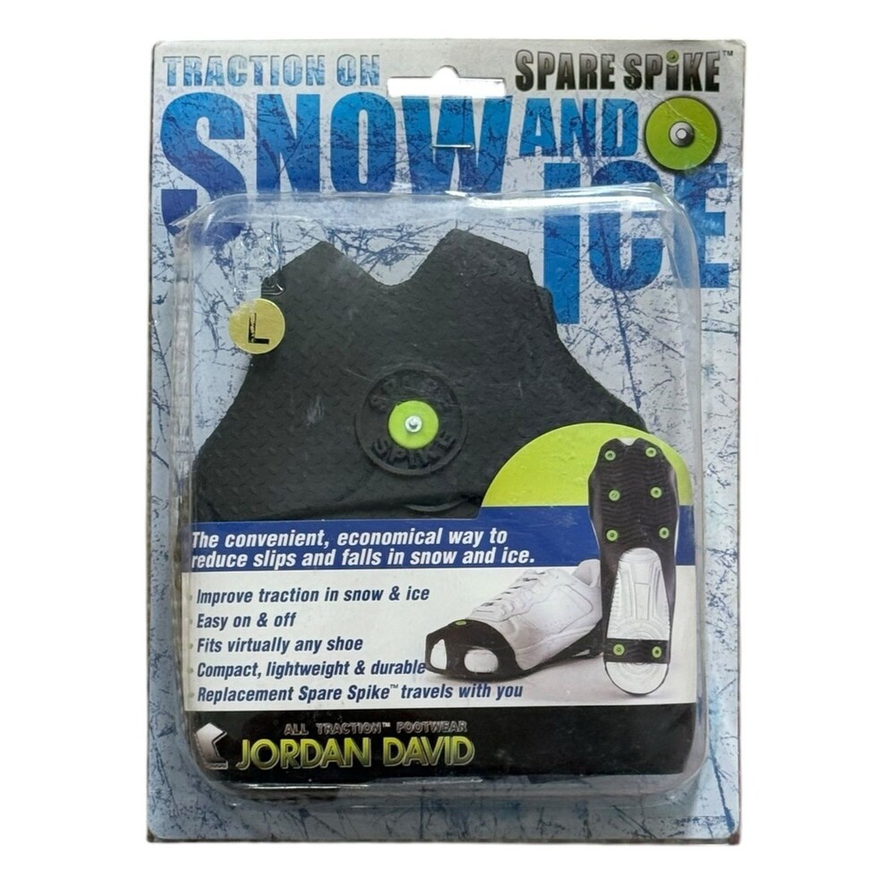 Jordan David Spare Spike Snow and Ice Traction Cleats. Large. NEW.